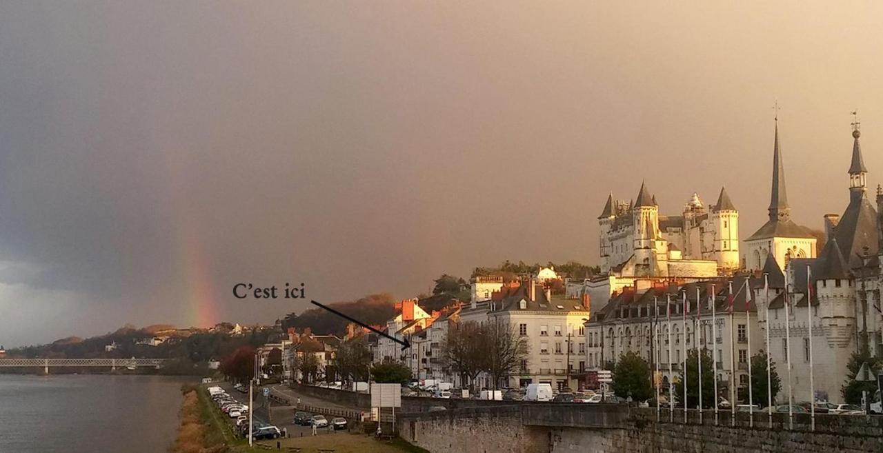Balcon Sur Loire Local Velo Leilighet Saumur Eksteriør bilde